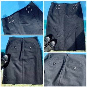 Banana Republic 100% Wool Skirt Womens Size 0